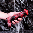 5.58in 7.17in Silicone Horse Cock Sleeve Cock Ring Hollow Vibrating Dildo