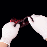 5.58in 7.17in Silicone Horse Cock Sleeve Cock Ring Hollow Vibrating Dildo