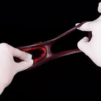 5.58in 7.17in Silicone Horse Cock Sleeve Cock Ring Hollow Vibrating Dildo