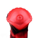 5.58in 7.17in Silicone Horse Cock Sleeve Cock Ring Hollow Vibrating Dildo