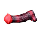 5.58in 7.17in Silicone Horse Cock Sleeve Cock Ring Hollow Vibrating Dildo