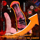5.58in 7.17in Silicone Horse Cock Sleeve Cock Ring Hollow Vibrating Dildo