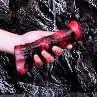5.58in 7.17in Silicone Horse Cock Sleeve Vibrating Hollow Waterproof Dildo