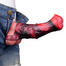 5.58in 7.17in Silicone Horse Cock Sleeve Vibrating Hollow Waterproof Dildo