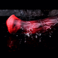 5.58in 7.17in Silicone Horse Cock Sleeve Vibrating Hollow Waterproof Dildo