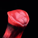 5.58in 7.17in Silicone Horse Cock Sleeve Vibrating Hollow Waterproof Dildo