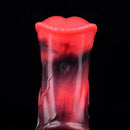 5.58in 7.17in Silicone Horse Cock Sleeve Vibrating Hollow Waterproof Dildo