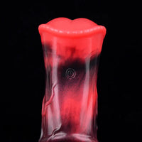 5.58in 7.17in Silicone Horse Cock Sleeve Vibrating Hollow Waterproof Dildo