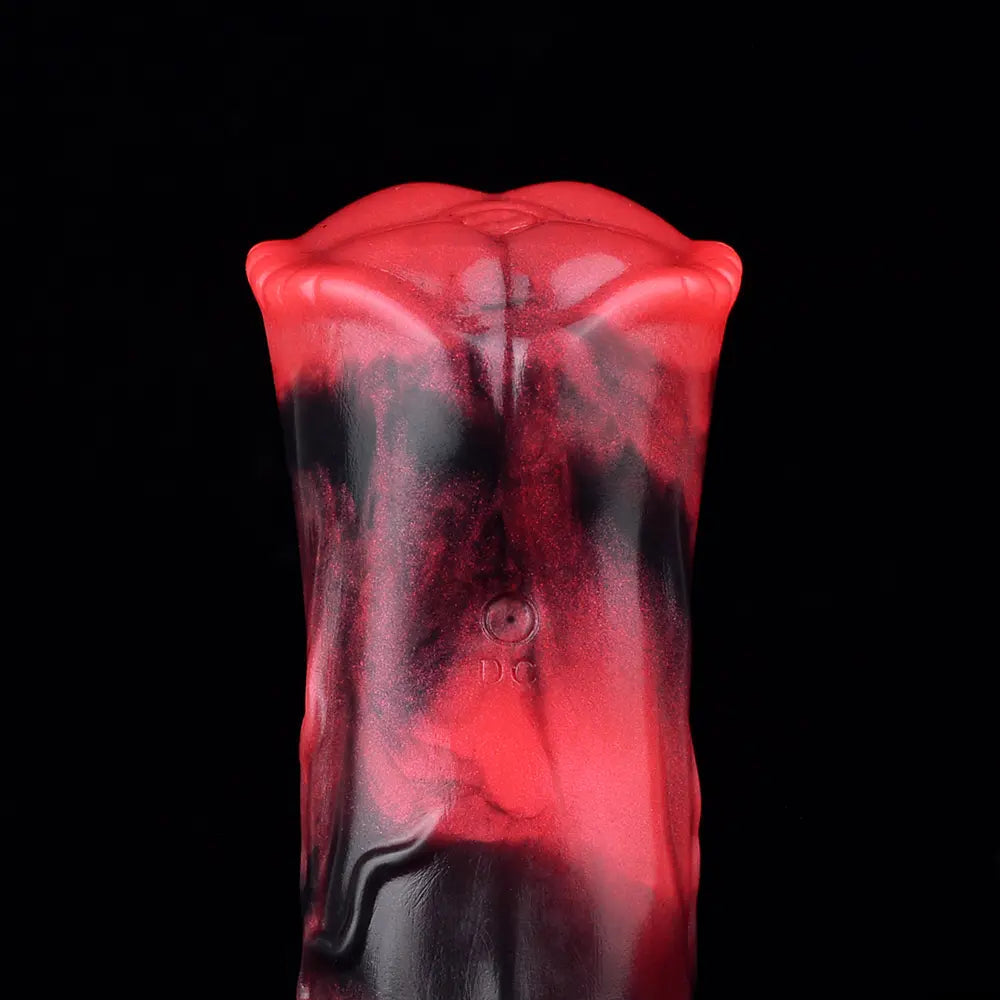 5.58in 7.17in Silicone Horse Cock Sleeve Vibrating Hollow Waterproof Dildo