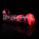 5.58in 7.17in Silicone Horse Cock Sleeve Vibrating Hollow Waterproof Dildo