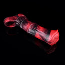 5.58in 7.17in Silicone Horse Cock Sleeve Vibrating Hollow Waterproof Dildo