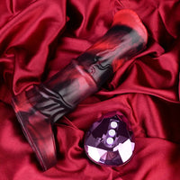 5.58in 7.17in Silicone Horse Cock Sleeve Vibrating Hollow Waterproof Dildo