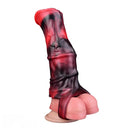5.58in 7.17in Silicone Horse Cock Sleeve Vibrating Hollow Waterproof Dildo