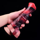 5.58in 7.17in Silicone Horse Cock Sleeve Vibrating Hollow Waterproof Dildo