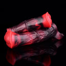 5.58in 7.17in Silicone Horse Cock Sleeve Vibrating Hollow Waterproof Dildo