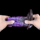 5.59in Dragon Beast Creature Odd Silicone Flexible Fantasy Hollow Dildo Sleeve
