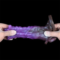 5.59in Dragon Beast Creature Odd Silicone Flexible Fantasy Hollow Dildo Sleeve
