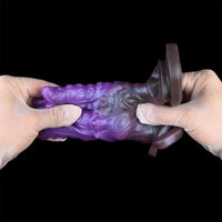 5.59in Dragon Beast Creature Odd Silicone Flexible Fantasy Hollow Dildo Sleeve