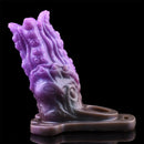 5.59in Dragon Beast Creature Odd Silicone Flexible Fantasy Hollow Dildo Sleeve