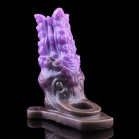 5.59in Dragon Beast Creature Odd Silicone Flexible Fantasy Hollow Dildo Sleeve