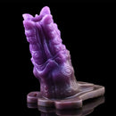 5.59in Dragon Beast Creature Odd Silicone Flexible Fantasy Hollow Dildo Sleeve