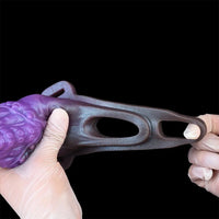 5.59in Dragon Beast Creature Odd Silicone Flexible Fantasy Hollow Dildo Sleeve