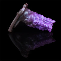 5.59in Dragon Beast Creature Odd Silicone Flexible Fantasy Hollow Dildo Sleeve