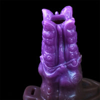 5.59in Dragon Beast Creature Odd Silicone Flexible Fantasy Hollow Dildo Sleeve