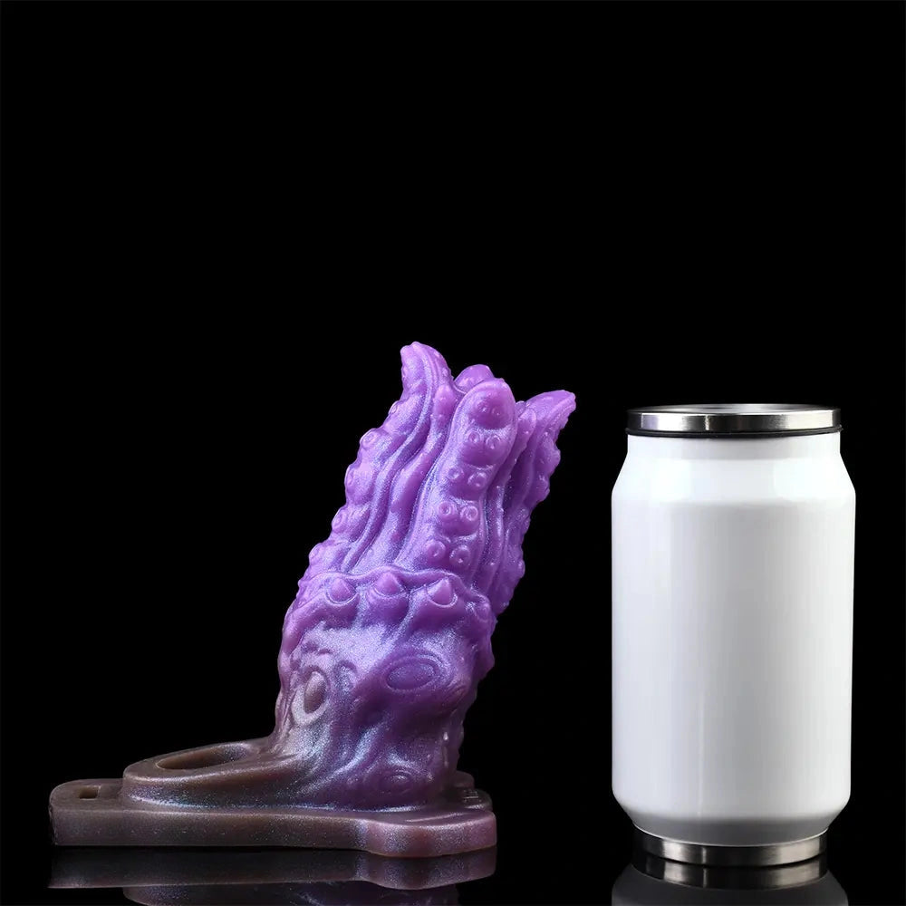 5.59in Dragon Beast Creature Odd Silicone Flexible Fantasy Hollow Dildo Sleeve