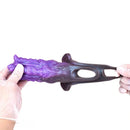 5.59in Dragon Beast Creature Odd Silicone Flexible Fantasy Hollow Dildo Sleeve