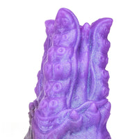 5.59in Dragon Beast Creature Odd Silicone Flexible Fantasy Hollow Dildo Sleeve