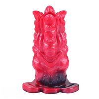 5.59in Hollow Dildo Built-in keel Vibration Remote Strapon Odd Cock Sleeve