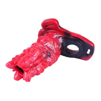 5.59in Hollow Dildo Built-in keel Vibration Remote Strapon Odd Cock Sleeve