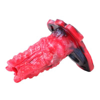 5.59in Hollow Dildo Built-in keel Vibration Remote Strapon Odd Cock Sleeve