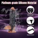 5.59in Realistic Dildo Penis Sleeve Cock Ring For Deep Stimulation G-Spot