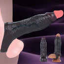 5.59in Realistic Dildo Penis Sleeve Cock Ring For Deep Stimulation G-Spot