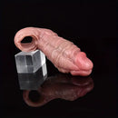 5.5in 6.3in 6.57in 6.6in 6.7in Silicone Penis Dildo Sleeve With Cock Ring
