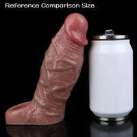 5.5in 6.3in 6.57in 6.6in 6.7in Silicone Penis Dildo Sleeve With Cock Ring