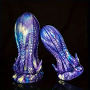 5.5in 6.3in 8.26in 9.64in Gourd Egg Starry Sky Silicone Octopus Dildo