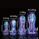 5.5in 6.3in 8.26in 9.64in Gourd Egg Starry Sky Silicone Octopus Dildo