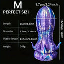 5.5in 6.3in 8.26in 9.64in Gourd Egg Starry Sky Silicone Octopus Dildo