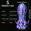 5.5in 6.3in 8.26in 9.64in Gourd Egg Starry Sky Silicone Octopus Dildo
