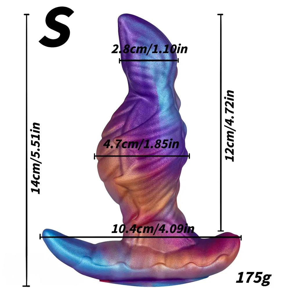 5.5in 6.49in 7.48in Monster Wearable Anal Dildo For G-Spot Stimulation