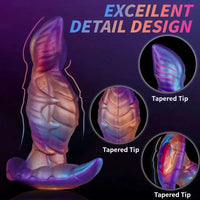 5.5in 6.49in 7.48in Monster Wearable Anal Dildo For G-Spot Stimulation