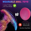 5.5in 6.49in 7.48in Monster Wearable Anal Dildo For G-Spot Stimulation