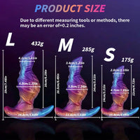 5.5in 6.49in 7.48in Monster Wearable Anal Dildo For G-Spot Stimulation