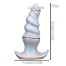 5.5in 6.69in 7.87in Pearlescent Dream Silicone Anal Plug Dildo with Anchor