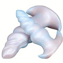 5.5in 6.69in 7.87in Pearlescent Dream Silicone Anal Plug Dildo with Anchor