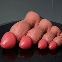 5.5in 6.7in 9in 11.4in Silicone Soft Lifelike Fantasy Dildo Adult Penis Sex Toy
