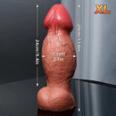 5.5in 6.7in 9in 11.4in Silicone Soft Lifelike Fantasy Dildo Adult Penis Sex Toy